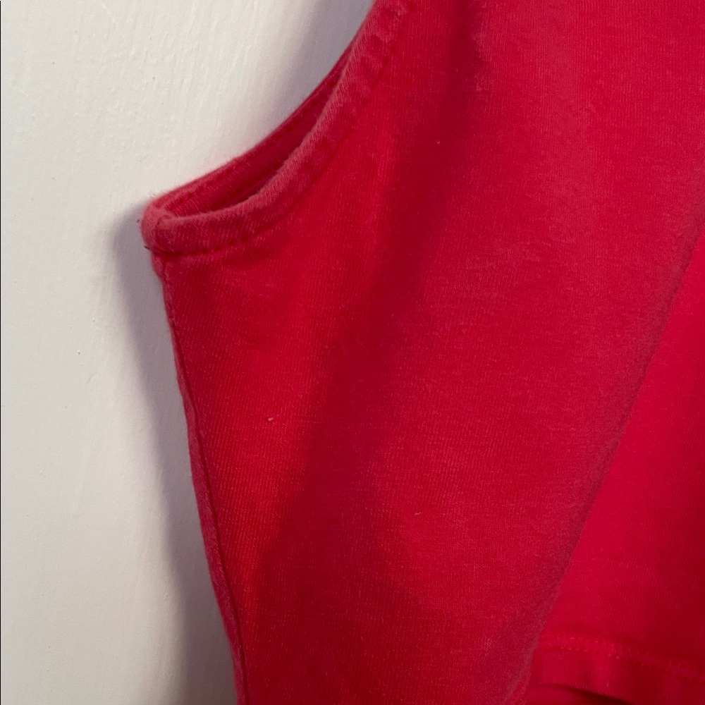 Zara Bold Red Crop Top - Picture 3 of 6